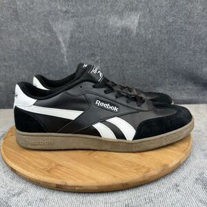 Reebok Mens Galaxy 7 Size 10.5 Shoes Black White Running Gum Soles Sneakers